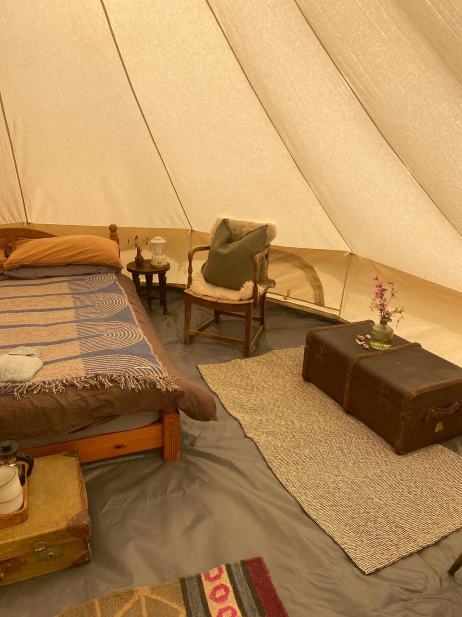 Luxury tent Beesands Belltents Kingsbridge (Devon)