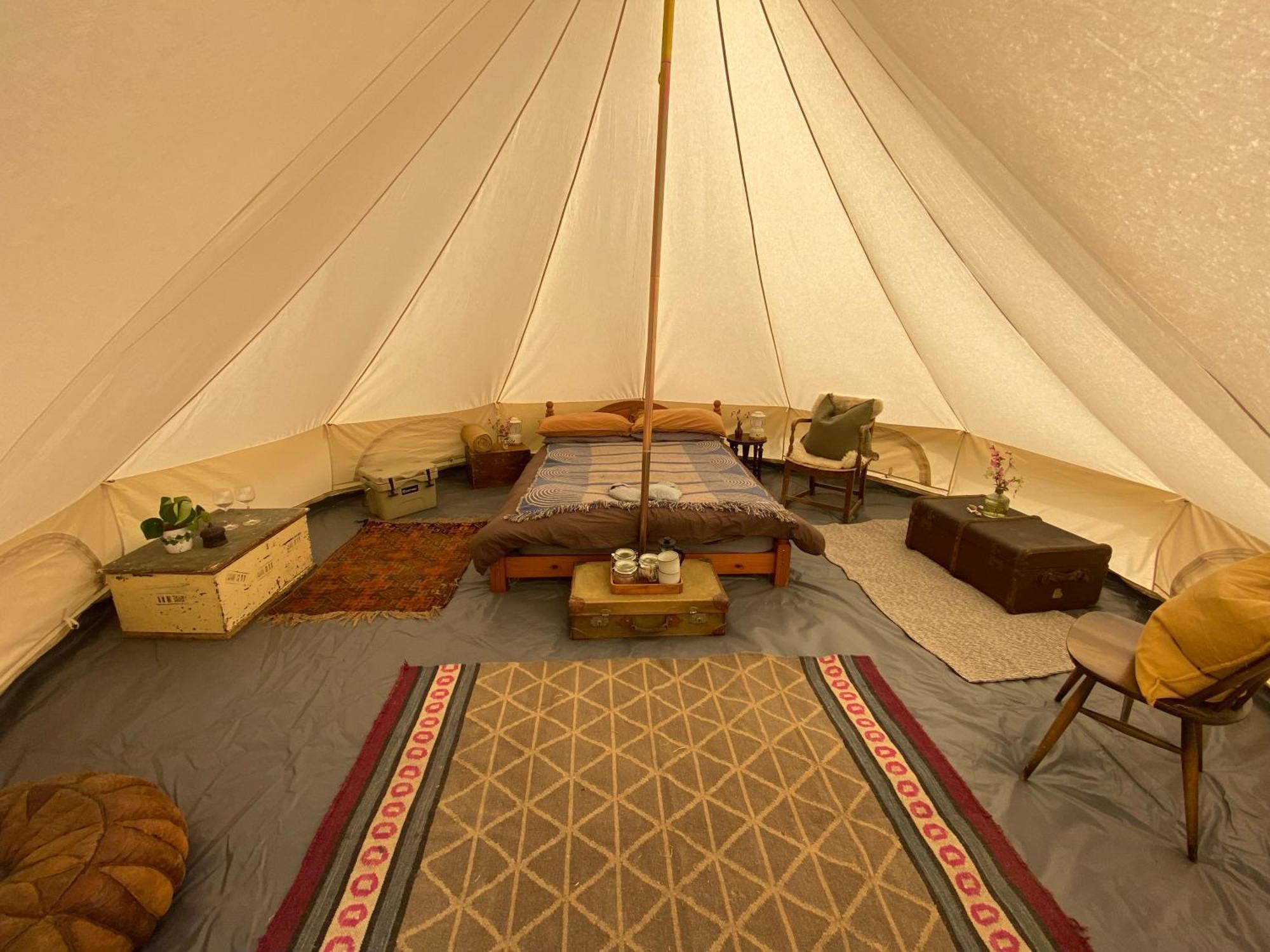 Luxury tent Beesands Belltents Kingsbridge (Devon)